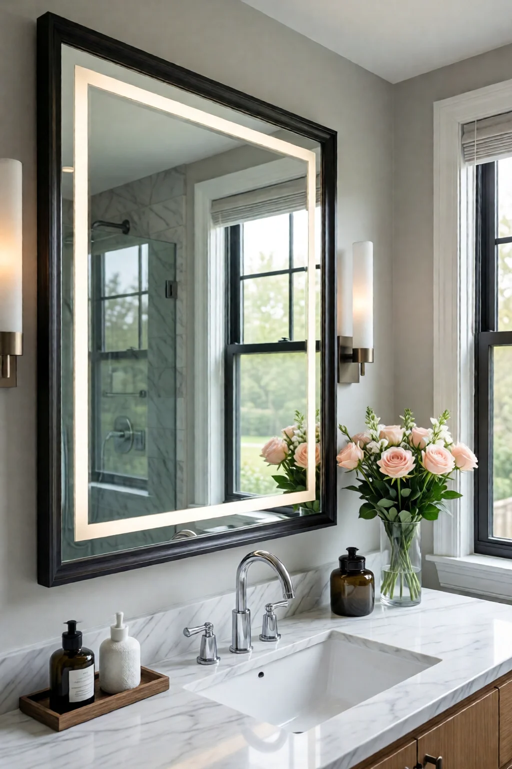 bathroom mirror ideas modern frames - professional guide and tips