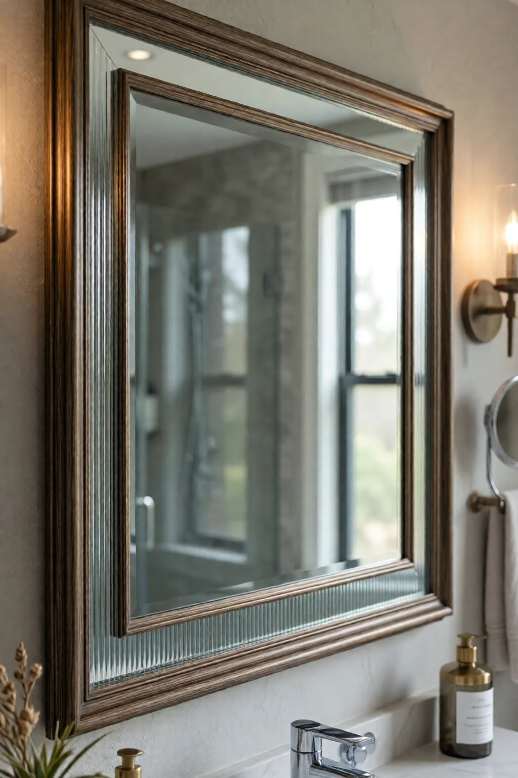 bathroom mirror ideas modern frames
