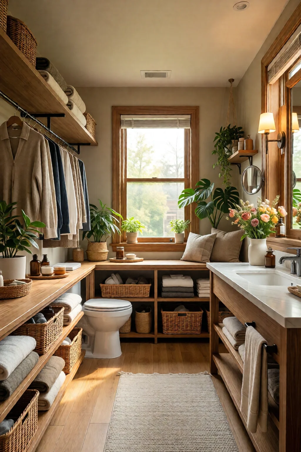 bathroom storage ideas creative space