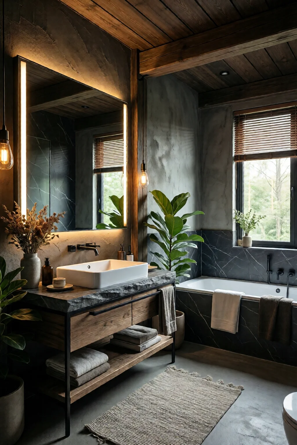 bathroom vanity ideas modern and rustic