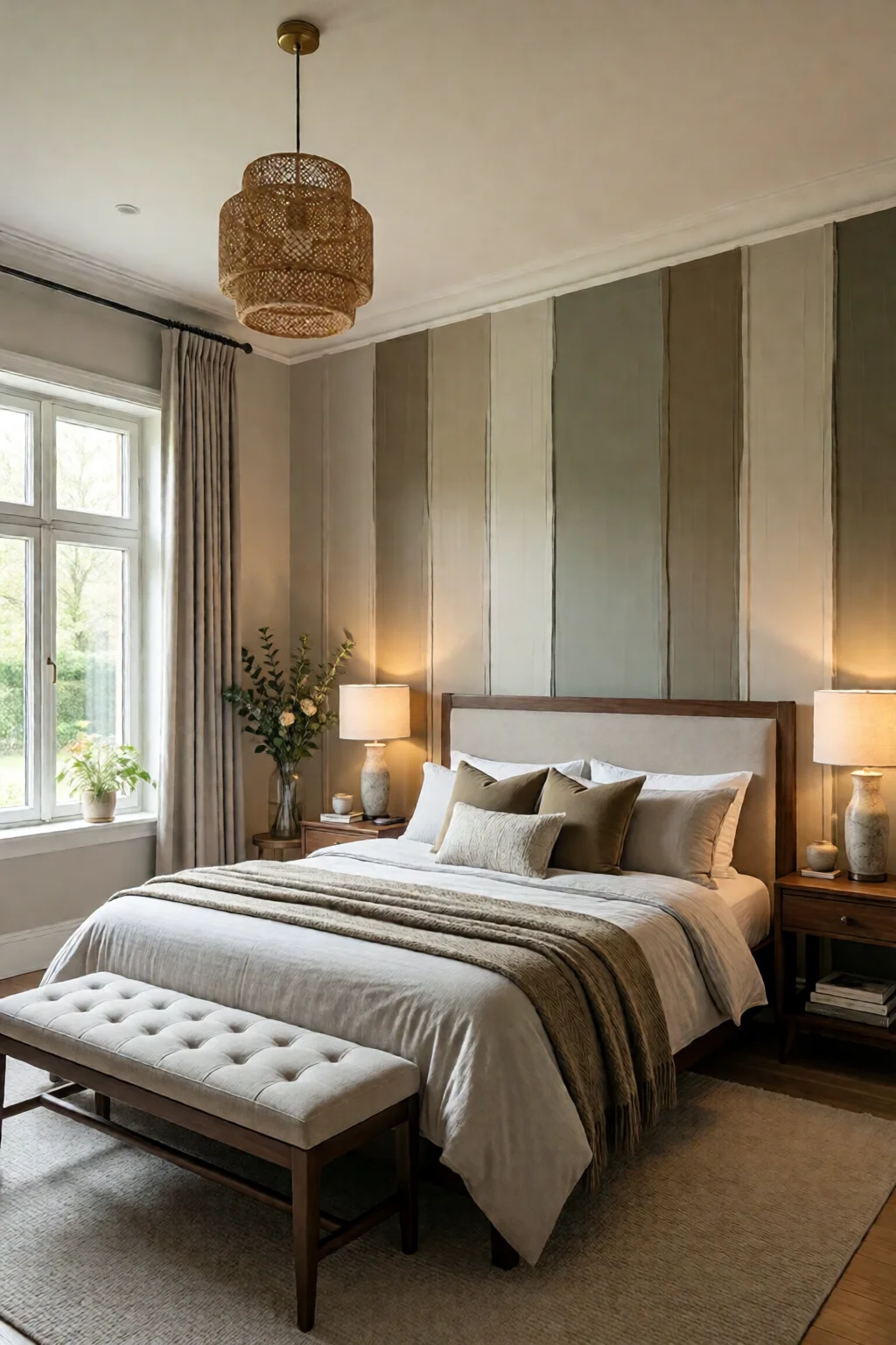 bedroom accent wall paint ideas