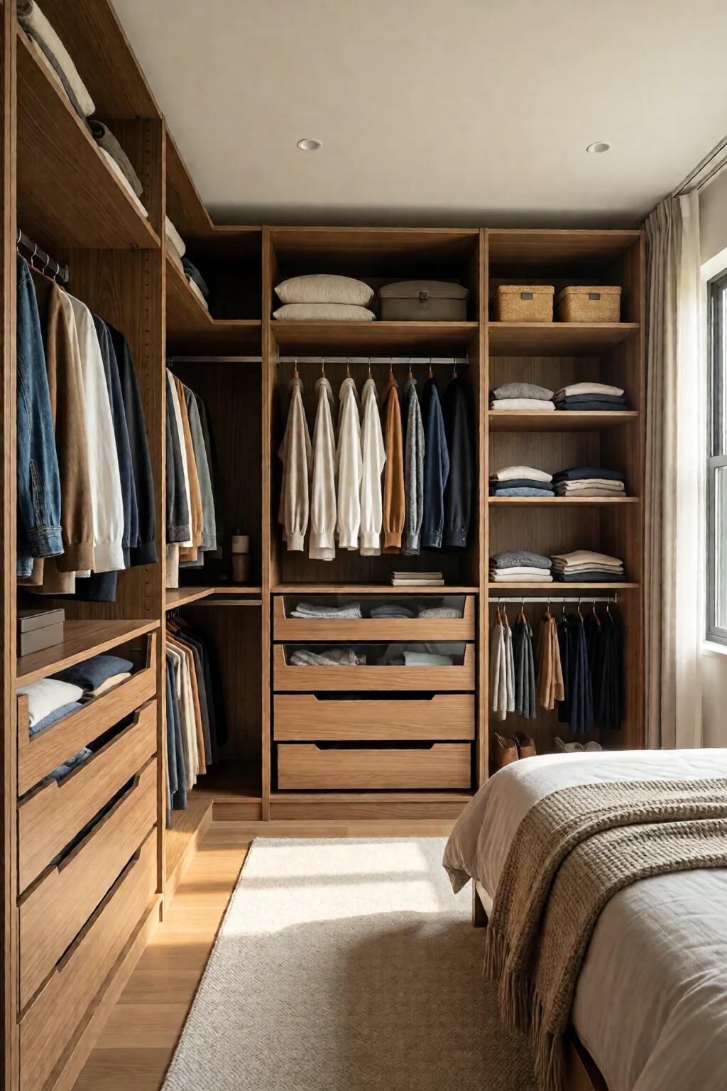 bedroom closet organization ideas