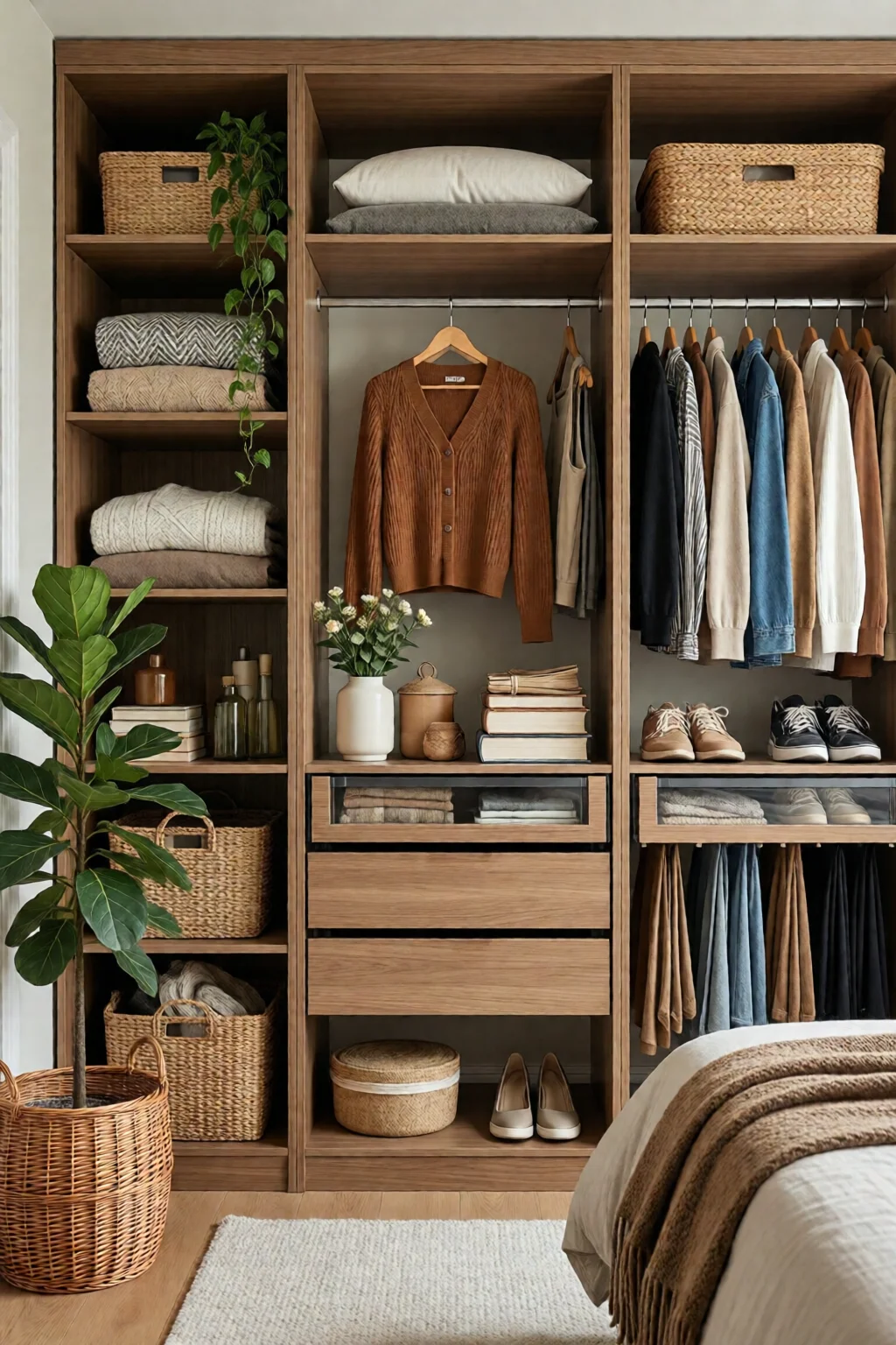 bedroom closet organization ideas