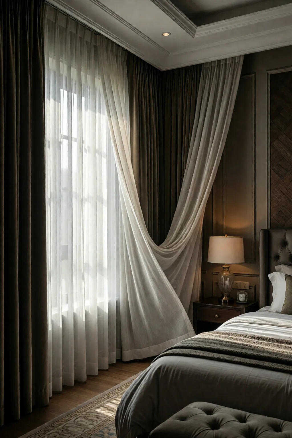 bedroom curtain ideas light and privacy