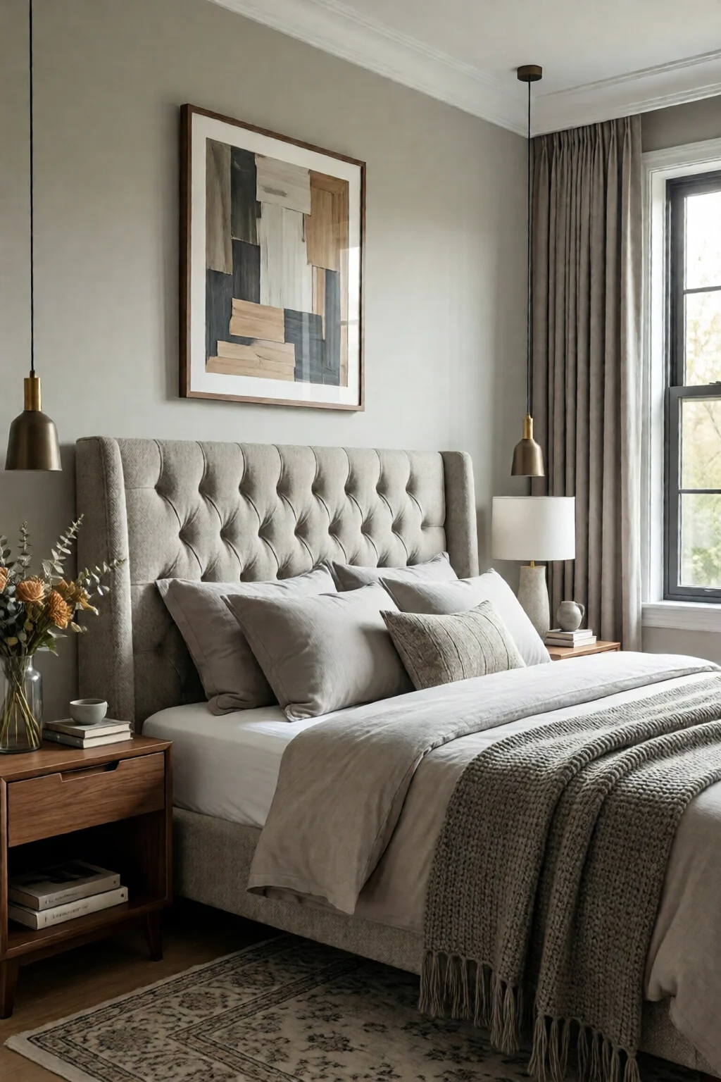 bedroom headboard ideas DIY and bought - professional guide and tips