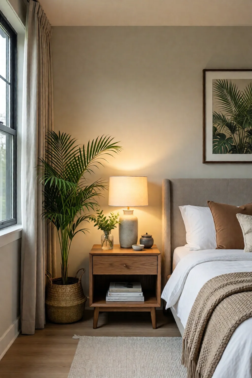 bedroom nightstand decorating ideas