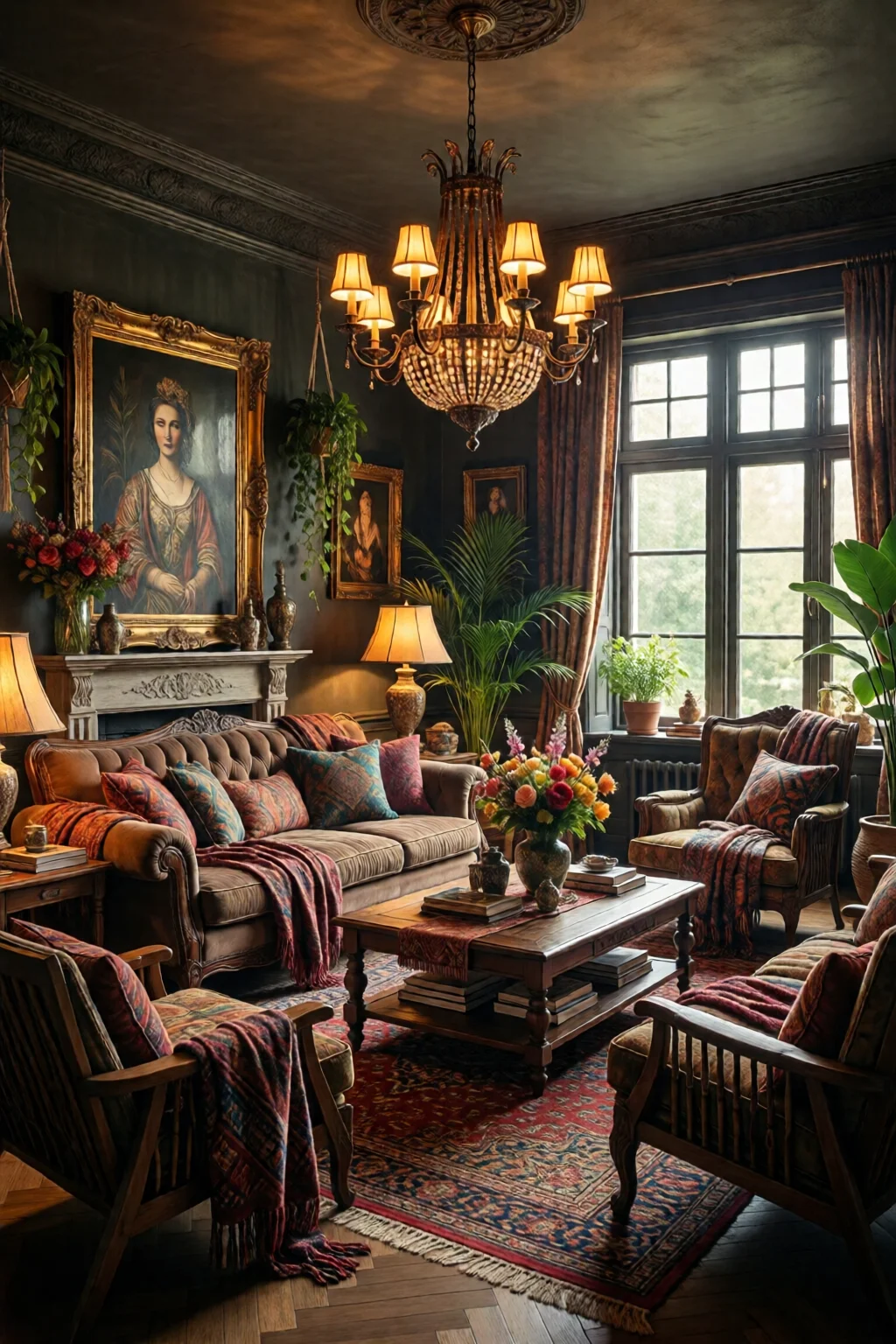 bohemian living room decor ideas