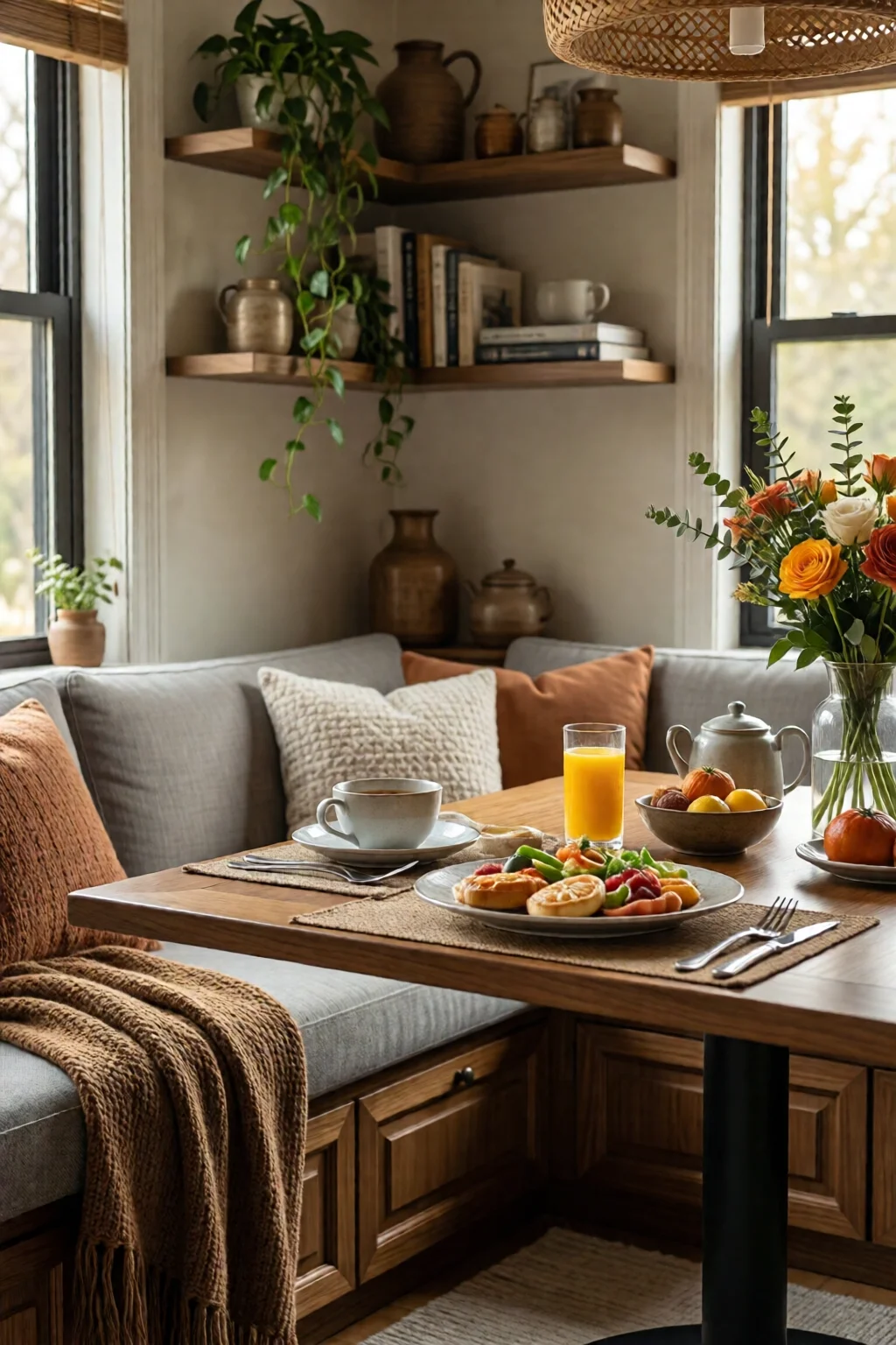 breakfast nook ideas cozy corner