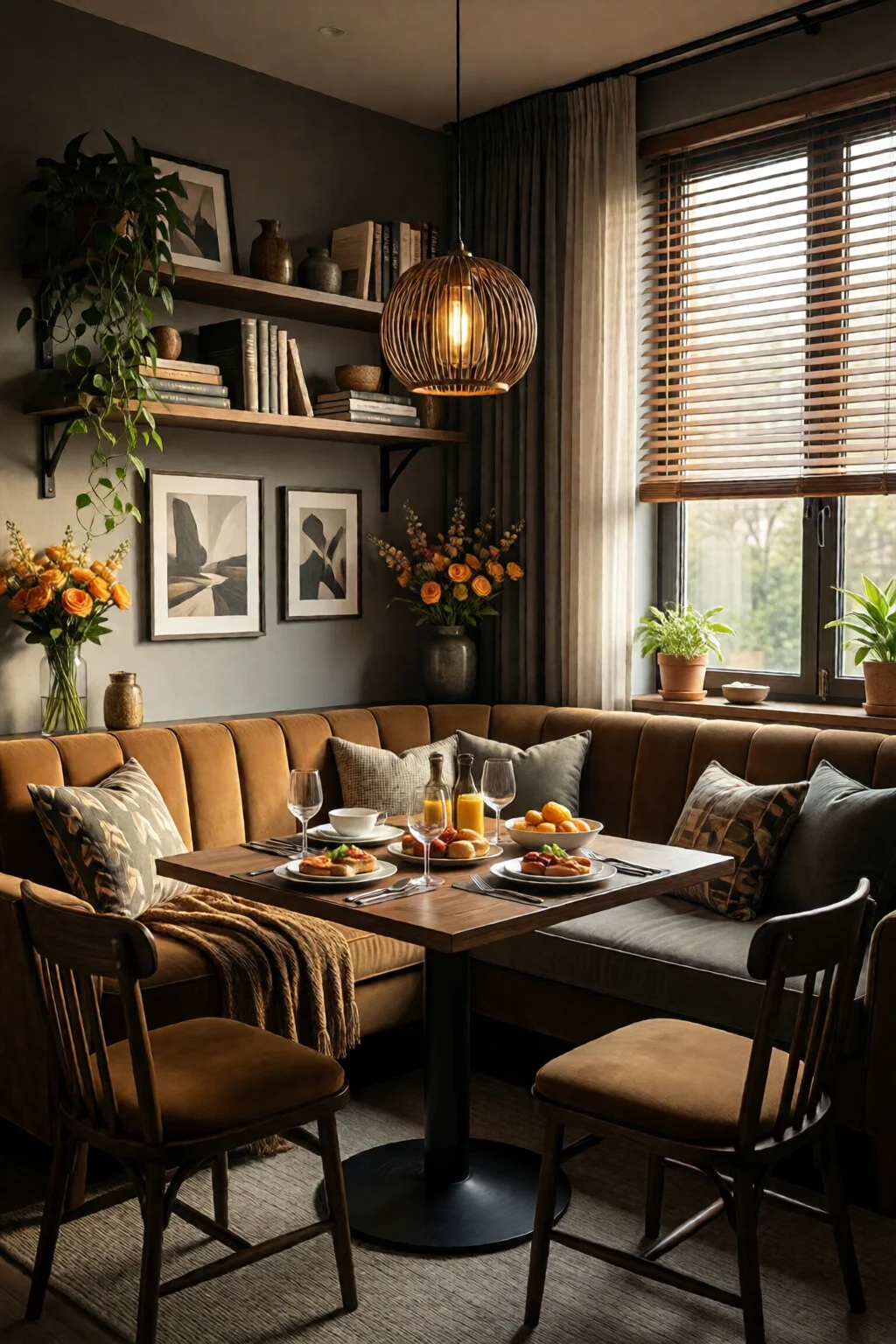 breakfast nook ideas cozy corner