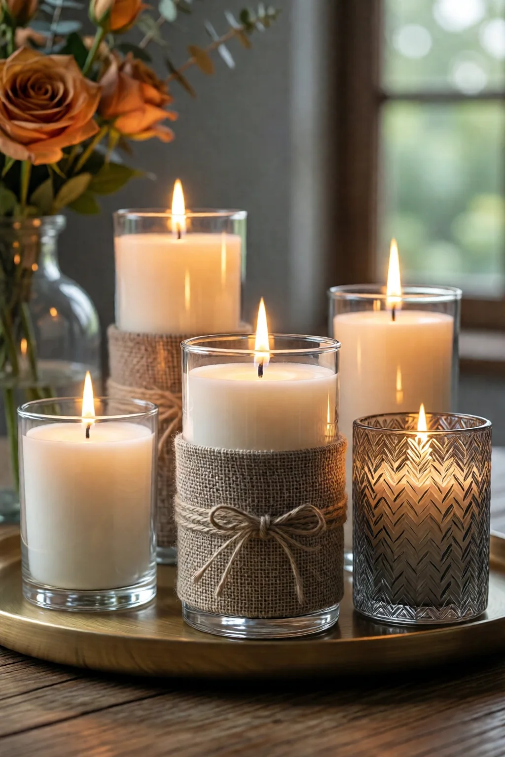 candle display ideas for home decor