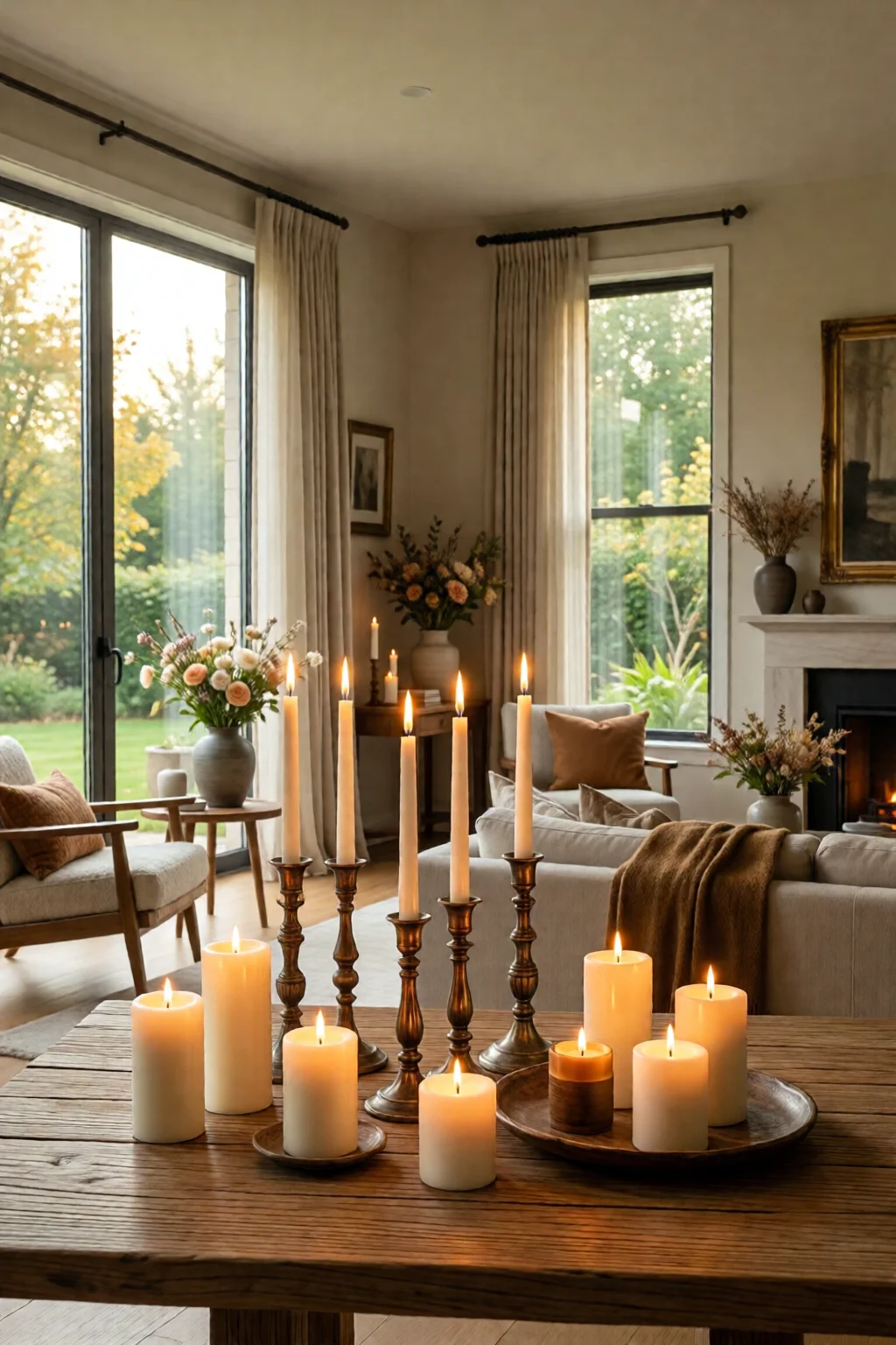 candle display ideas for home decor