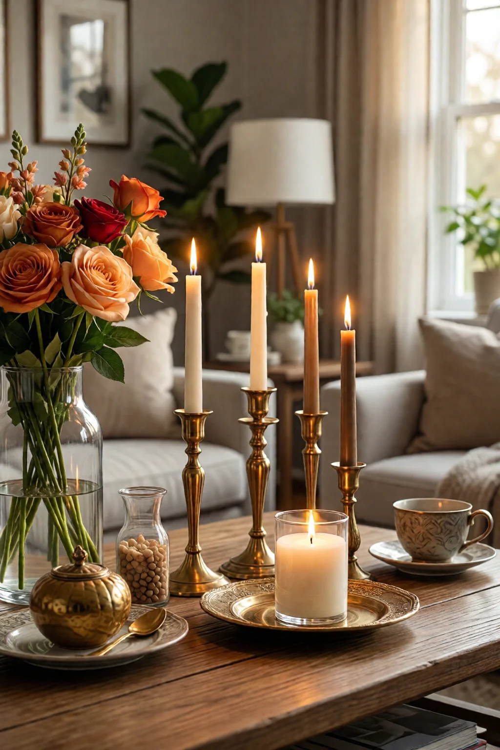 candle display ideas for home decor