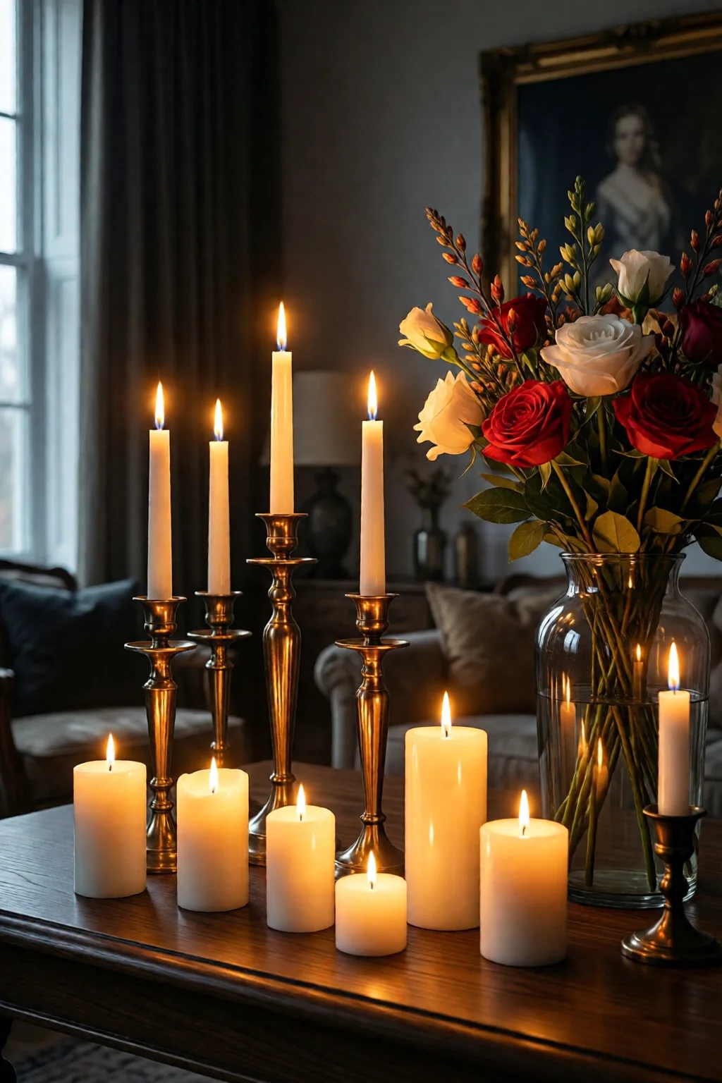 candle display ideas for home decor