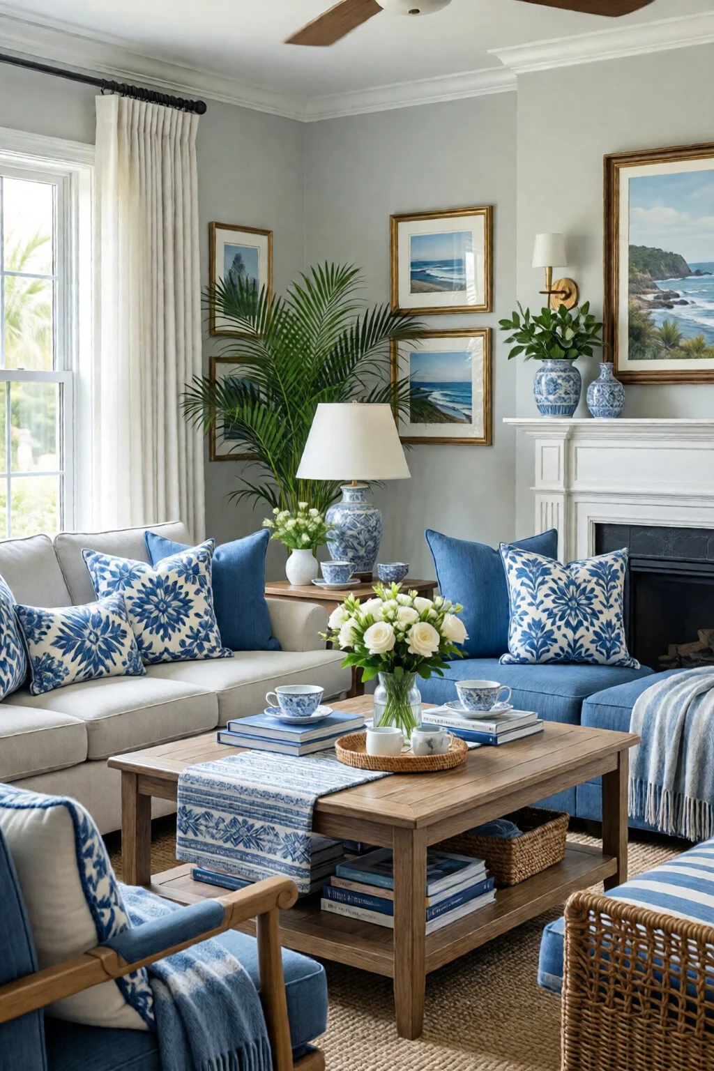 coastal living room decor ideas