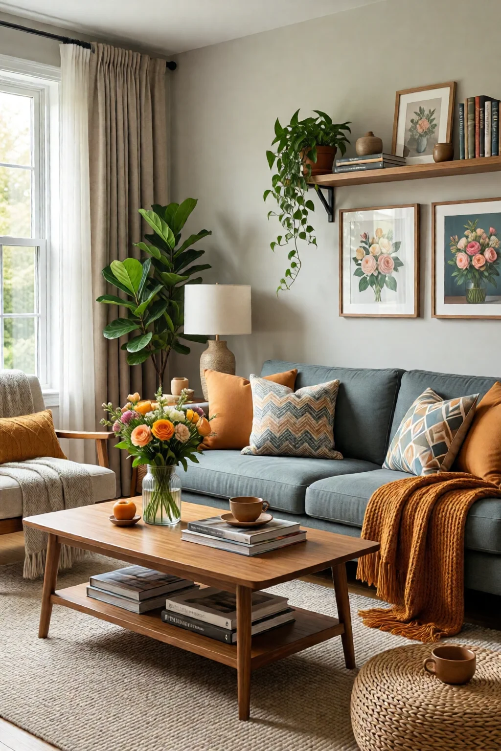 cozy living room ideas on a budget