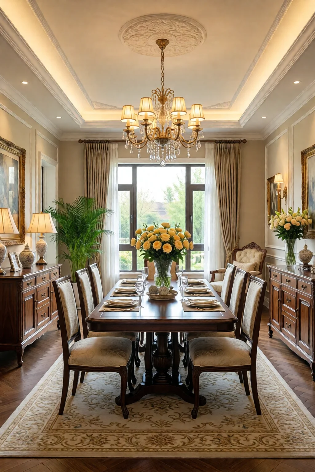 dining room decorating ideas elegant