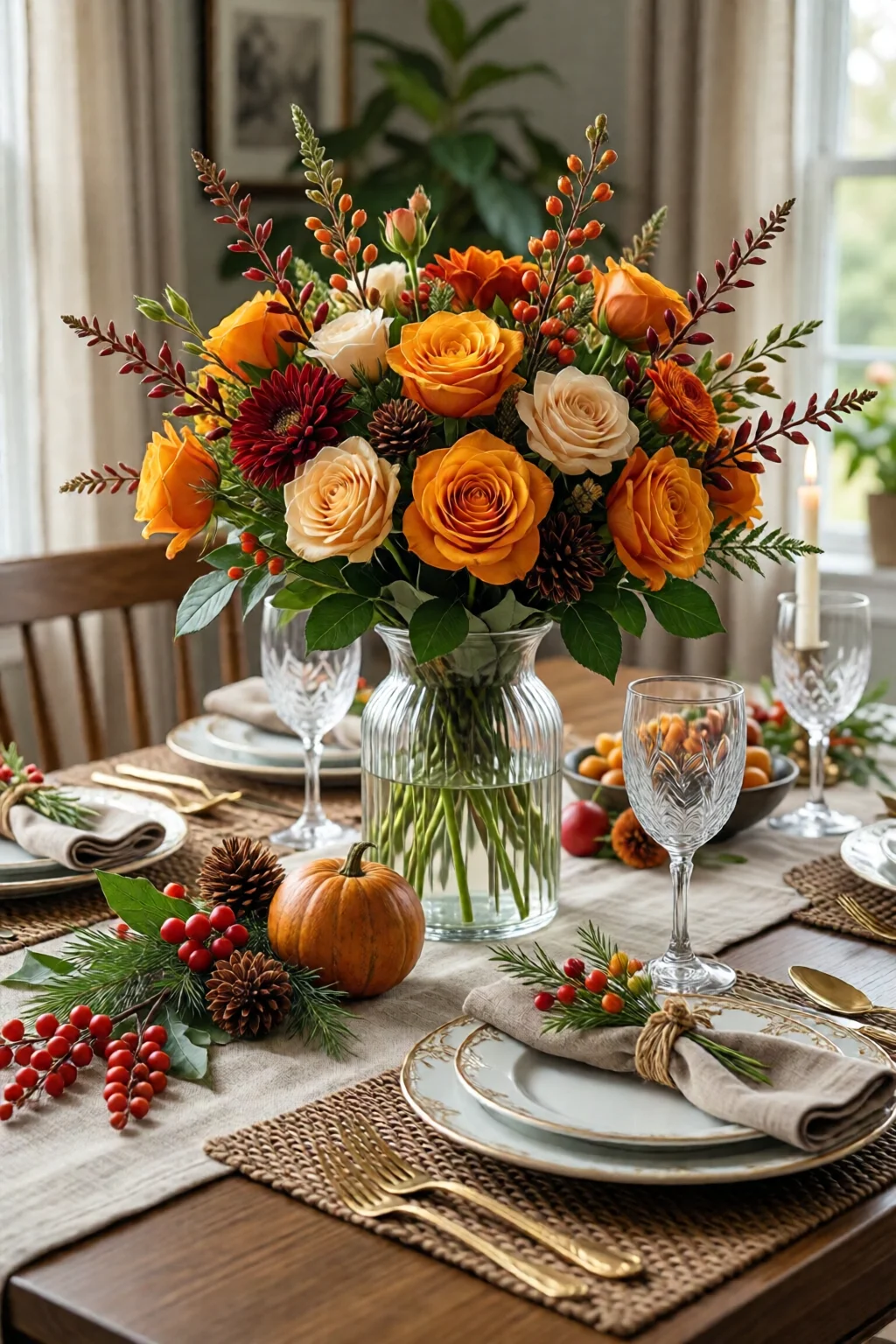 dining table centerpiece ideas seasonal
