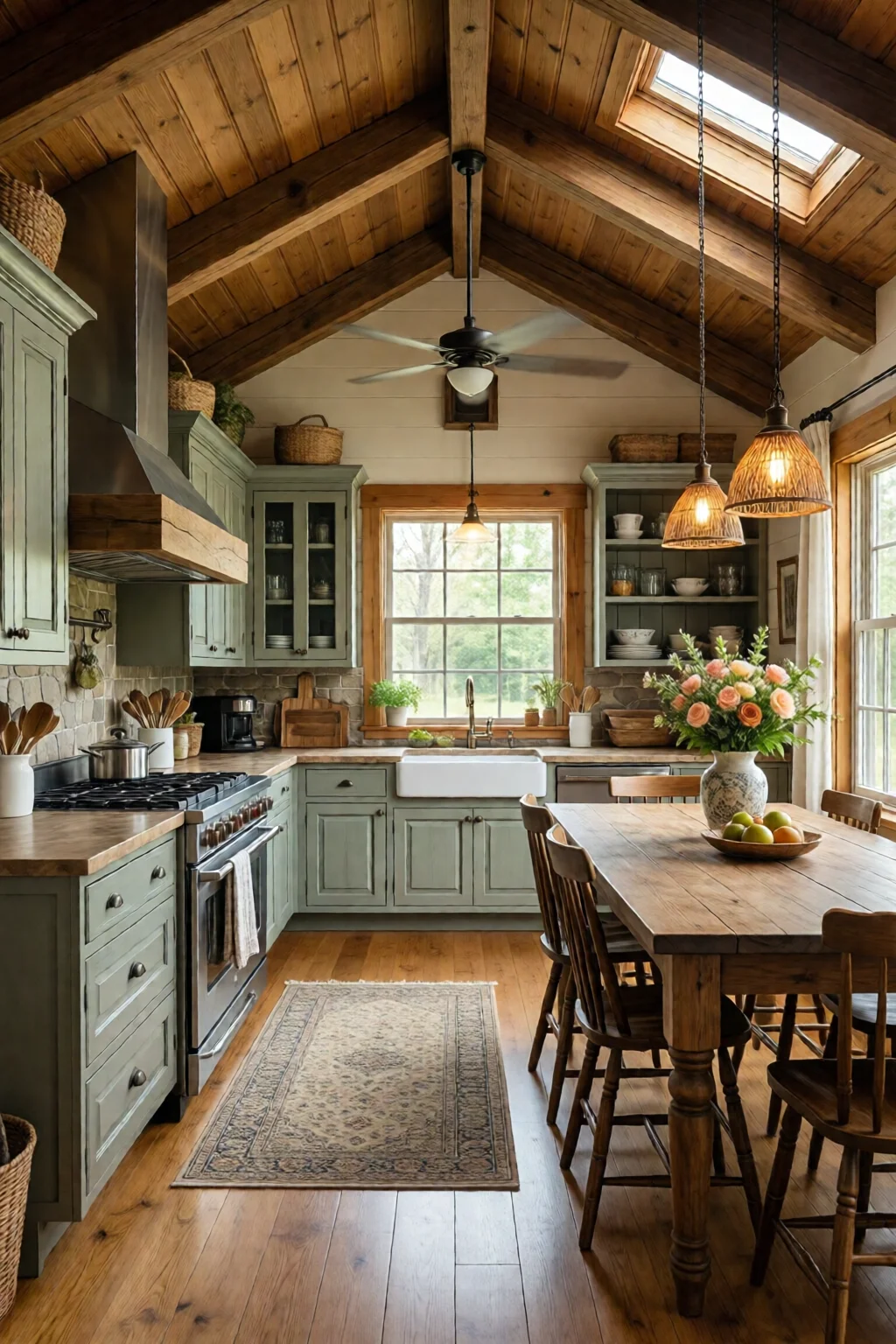 farmhouse kitchen decor ideas rustic