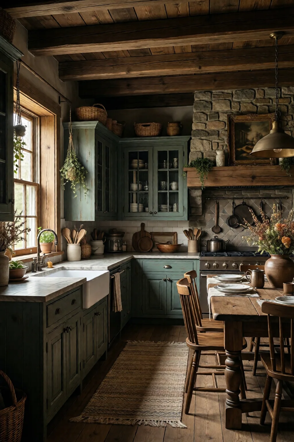 farmhouse kitchen decor ideas rustic