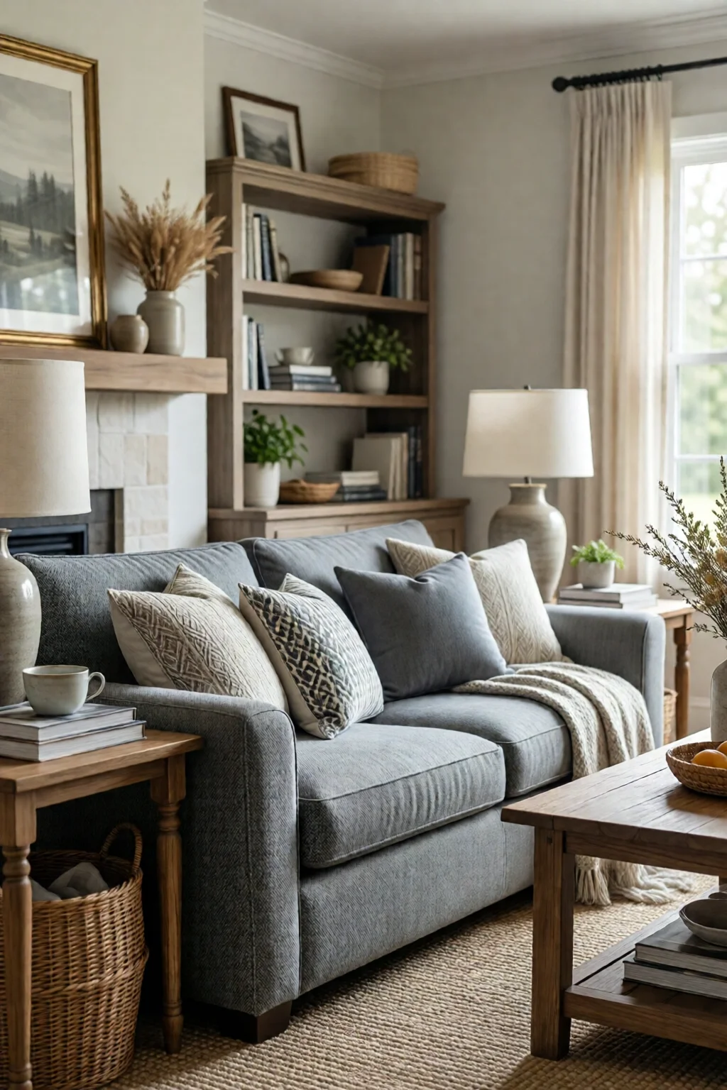 farmhouse living room decor ideas