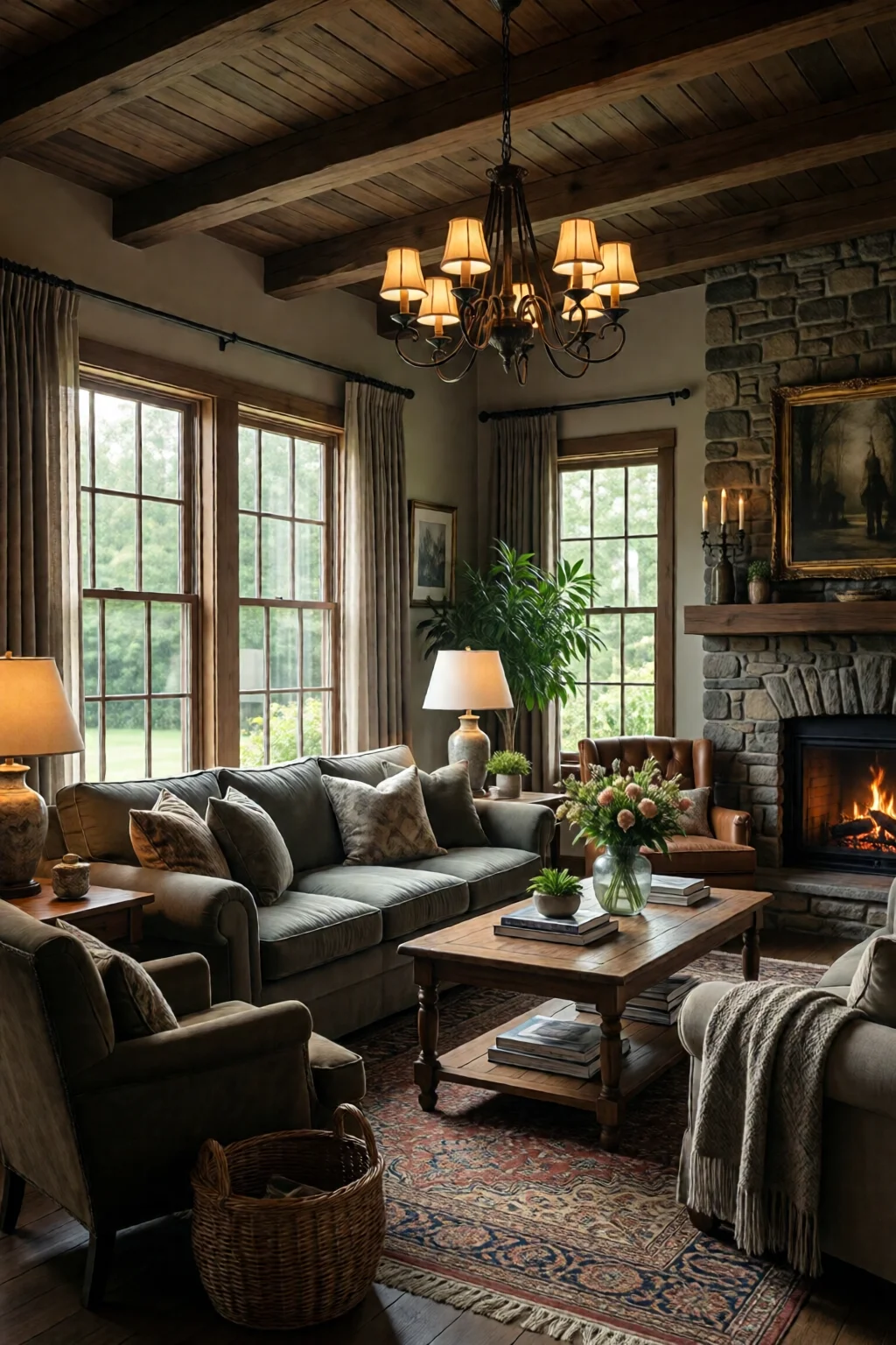 farmhouse living room decor ideas