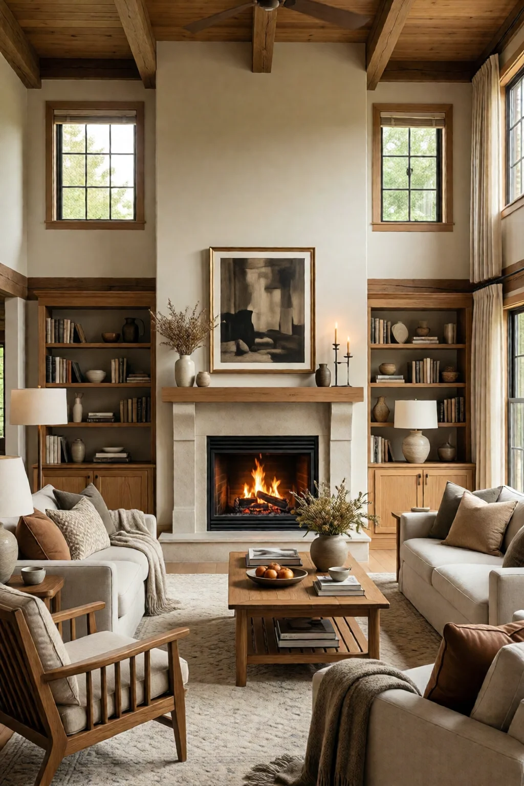 fireplace decor ideas for living room