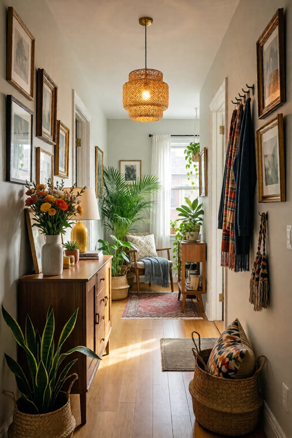 hallway decorating ideas narrow spaces
