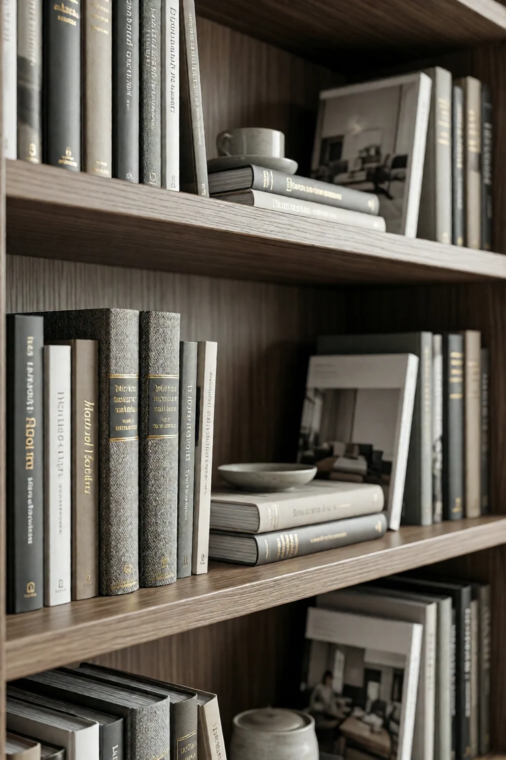 home office bookshelf styling ideas