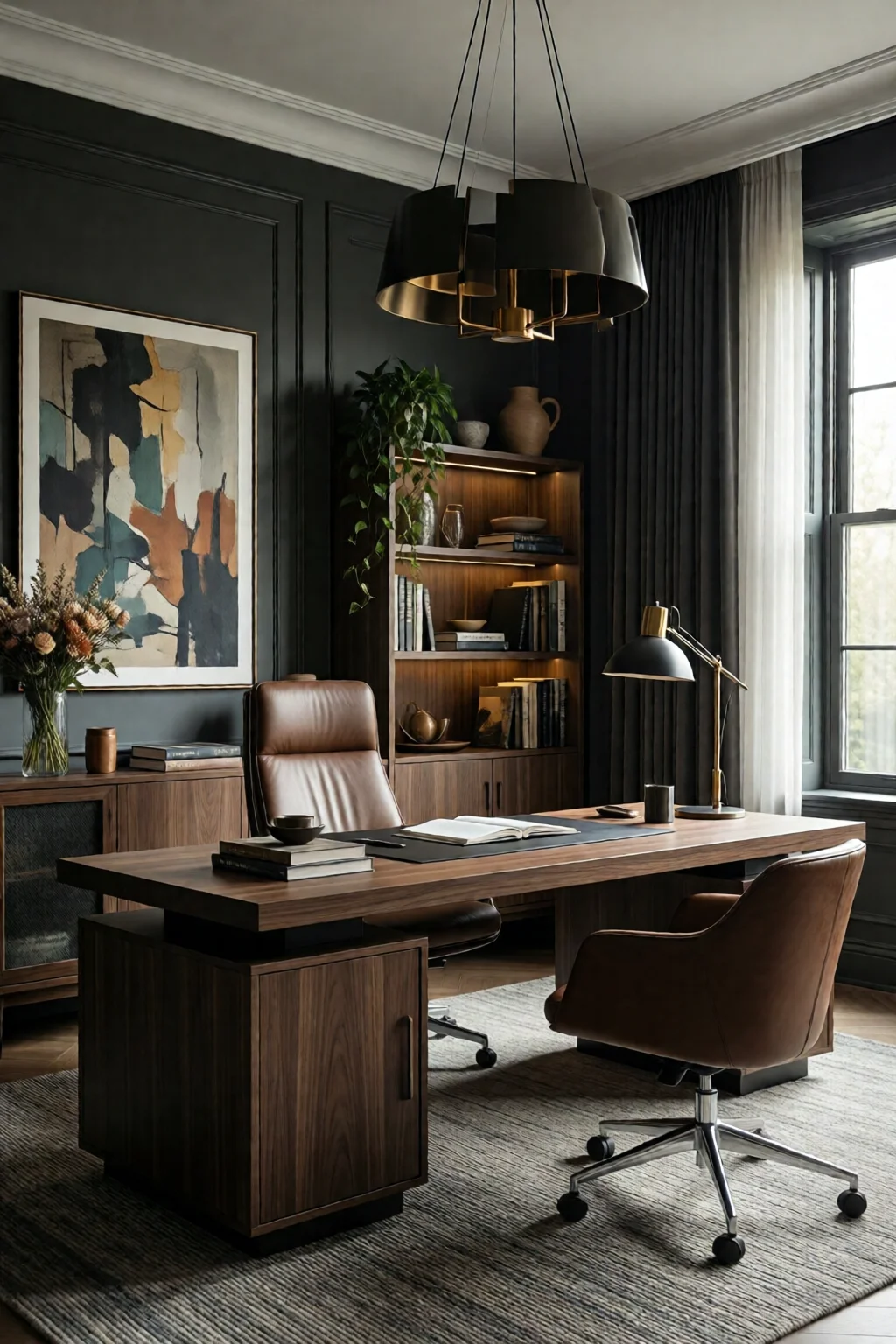 home office color ideas focus calm