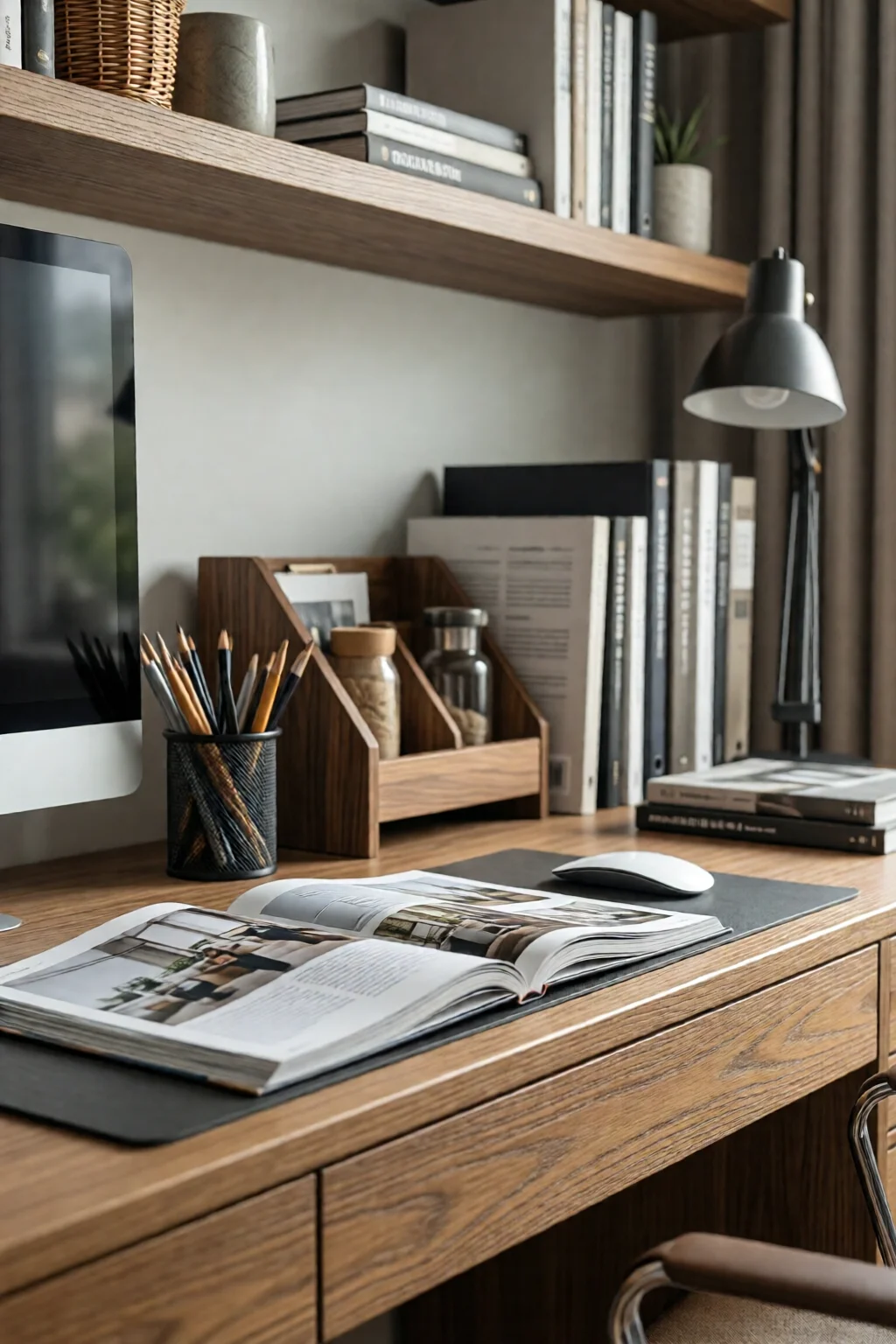 home office desk ideas and organization