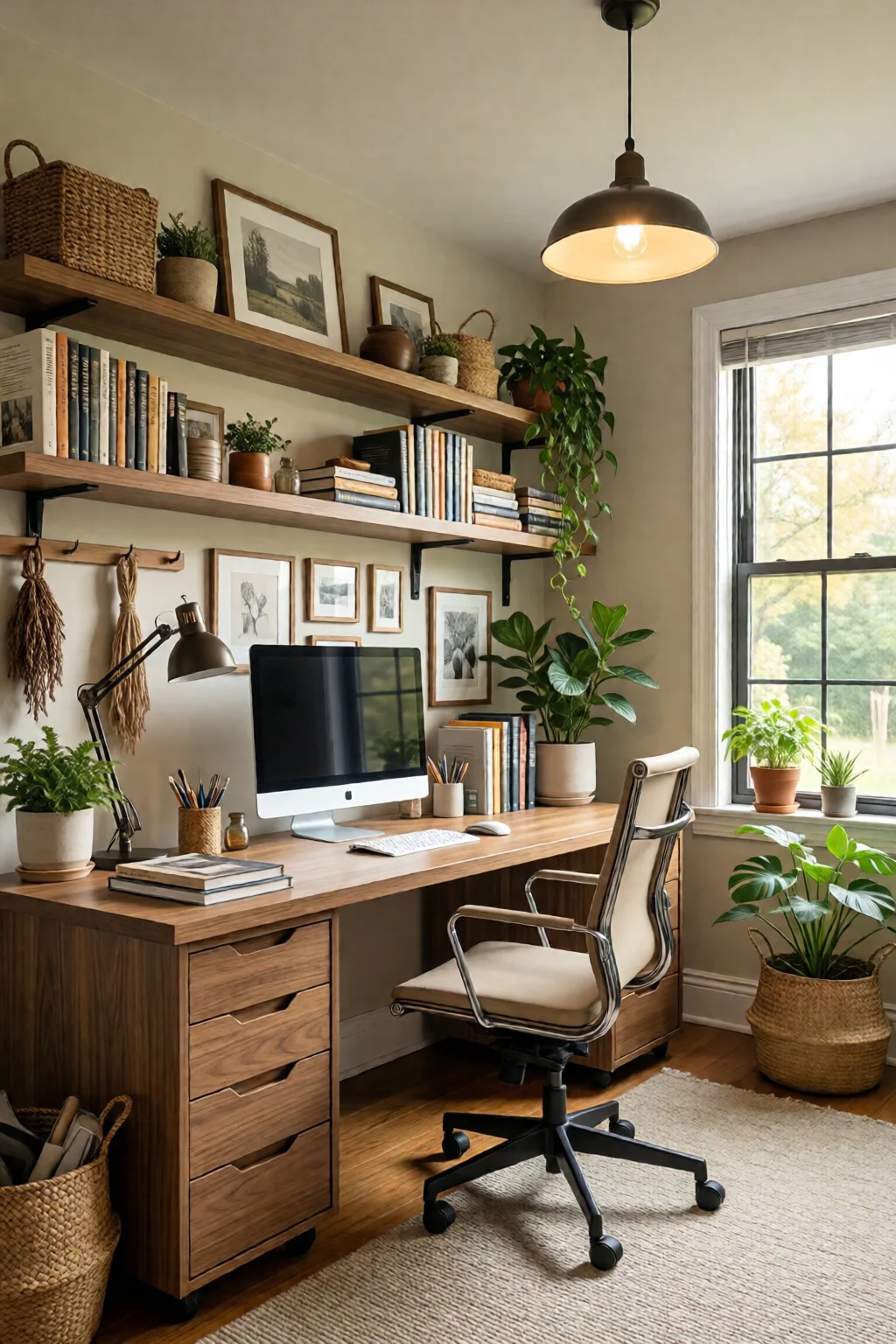 home office desk ideas and organization