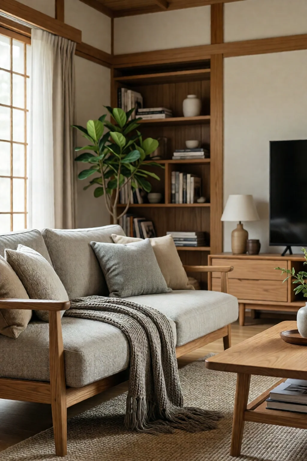 japandi living room design ideas