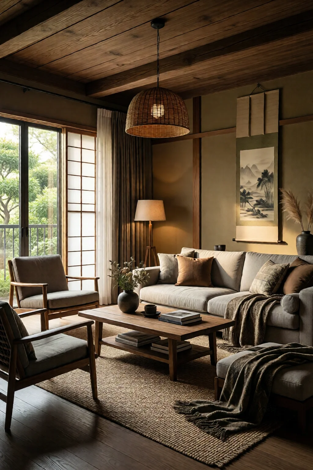 japandi living room design ideas