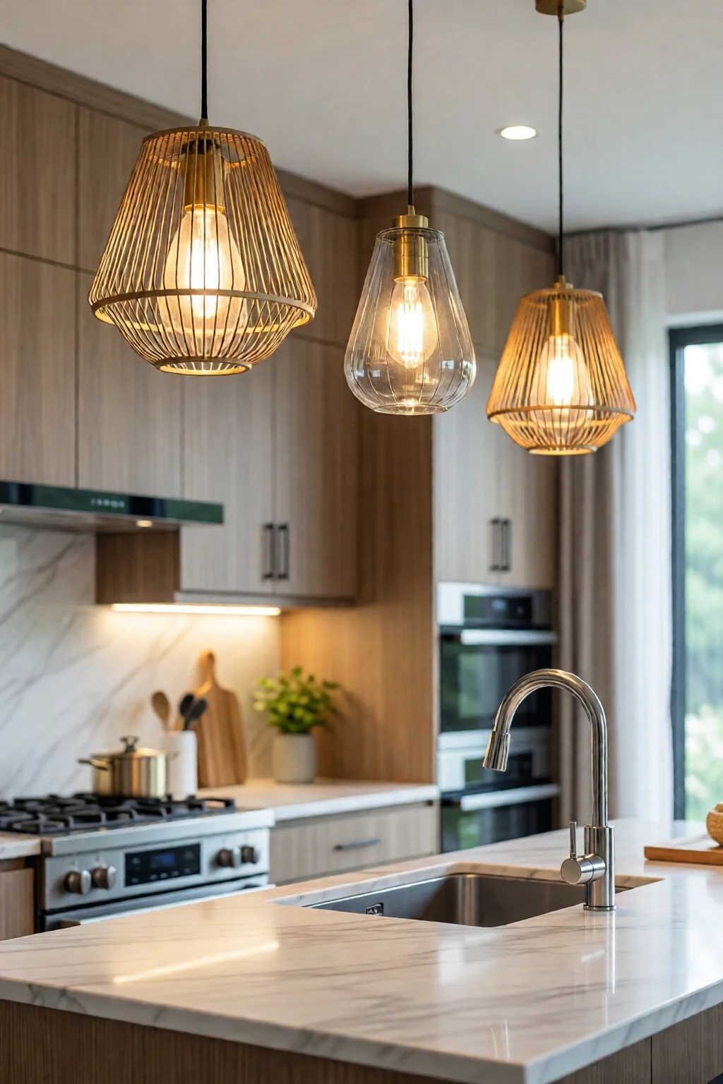 kitchen lighting ideas modern and bright
