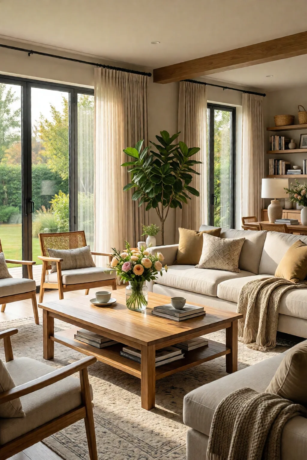 living room coffee table styling ideas