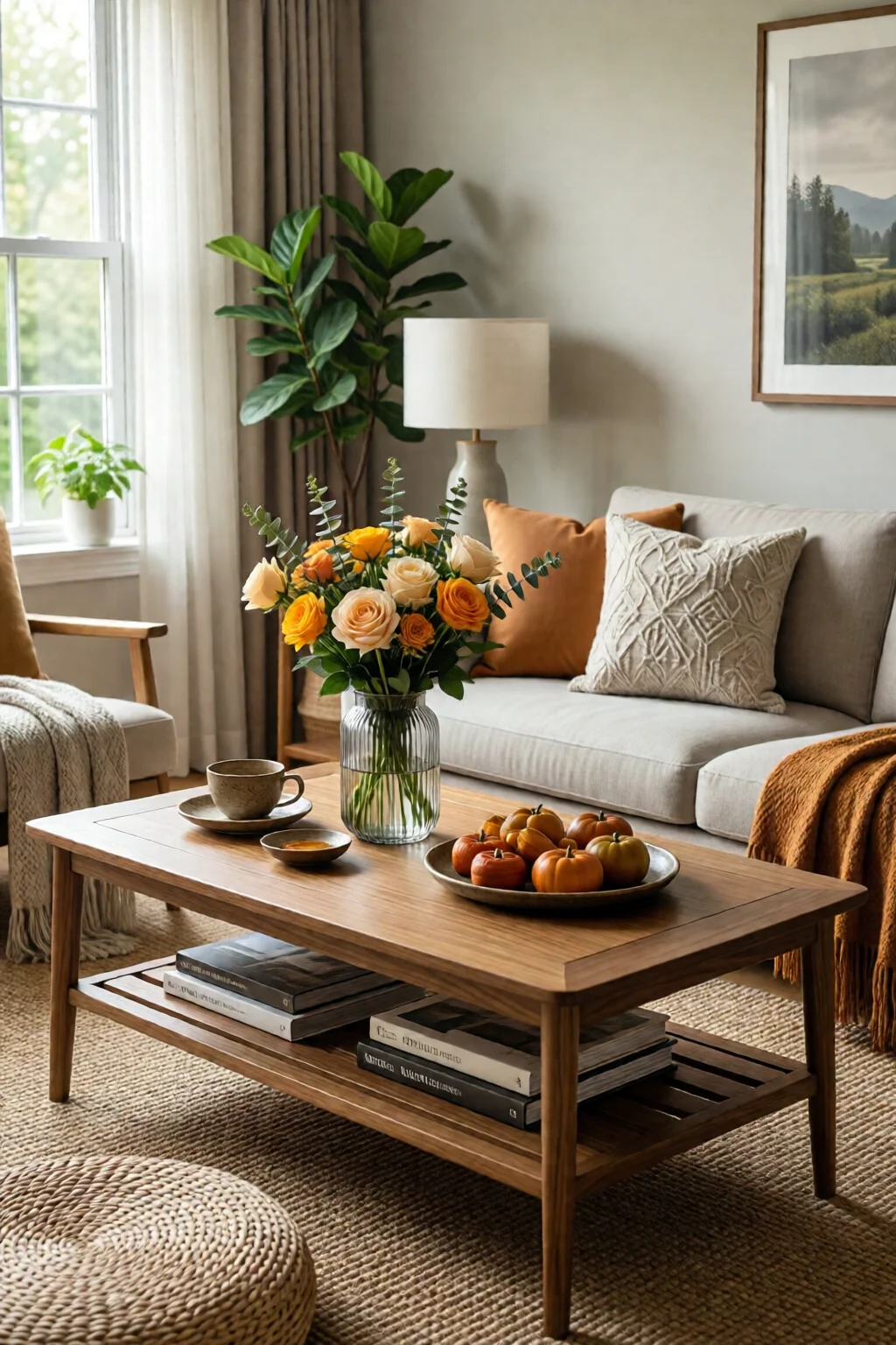 living room coffee table styling ideas