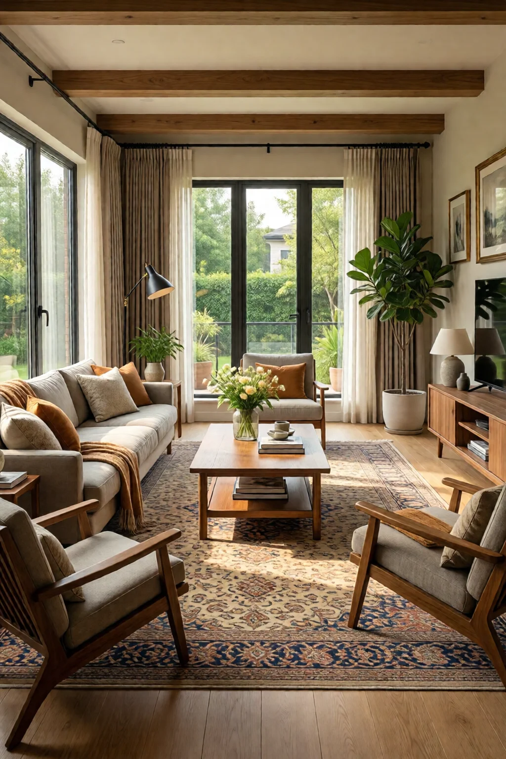 living room rug ideas size and style