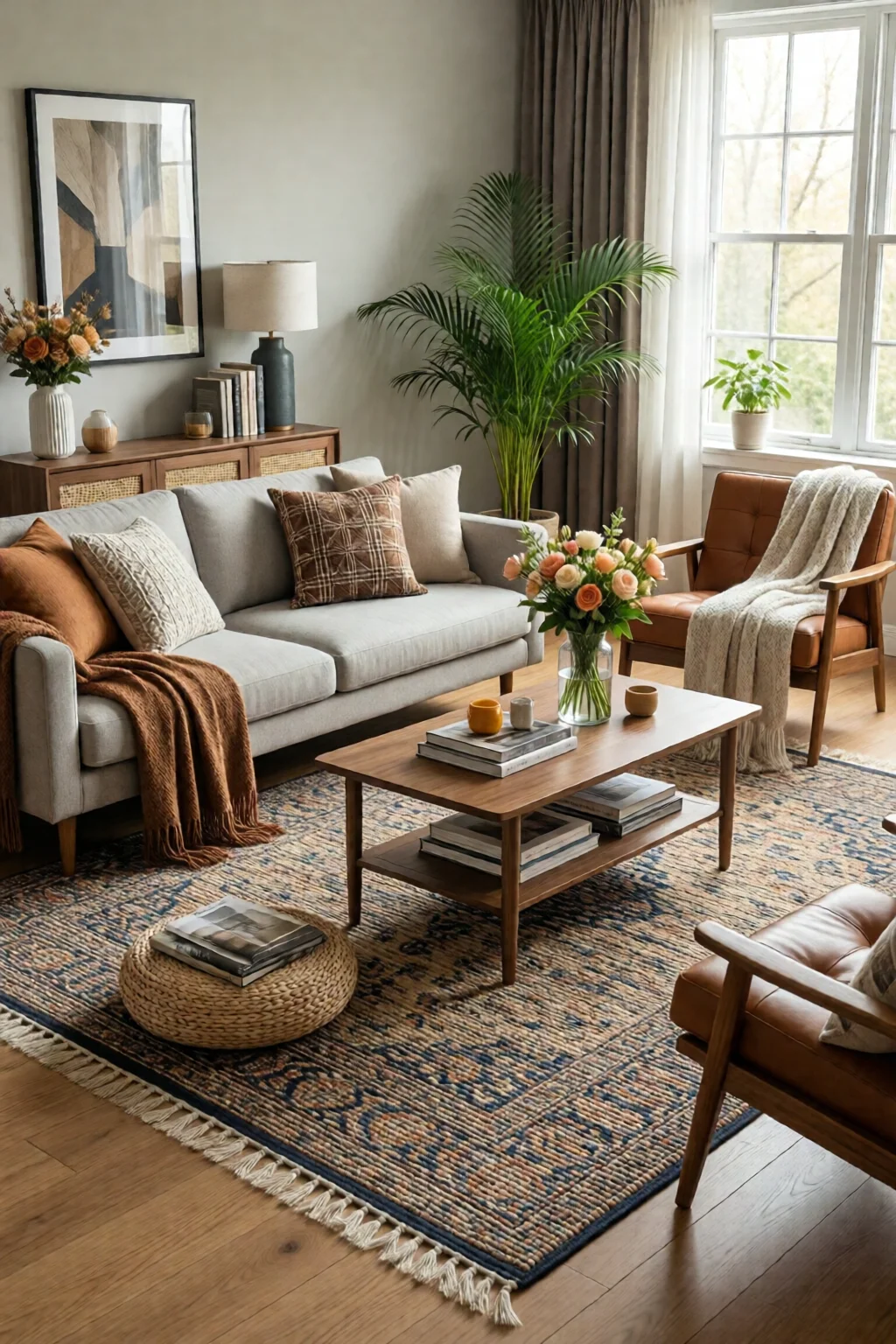 living room rug ideas size and style