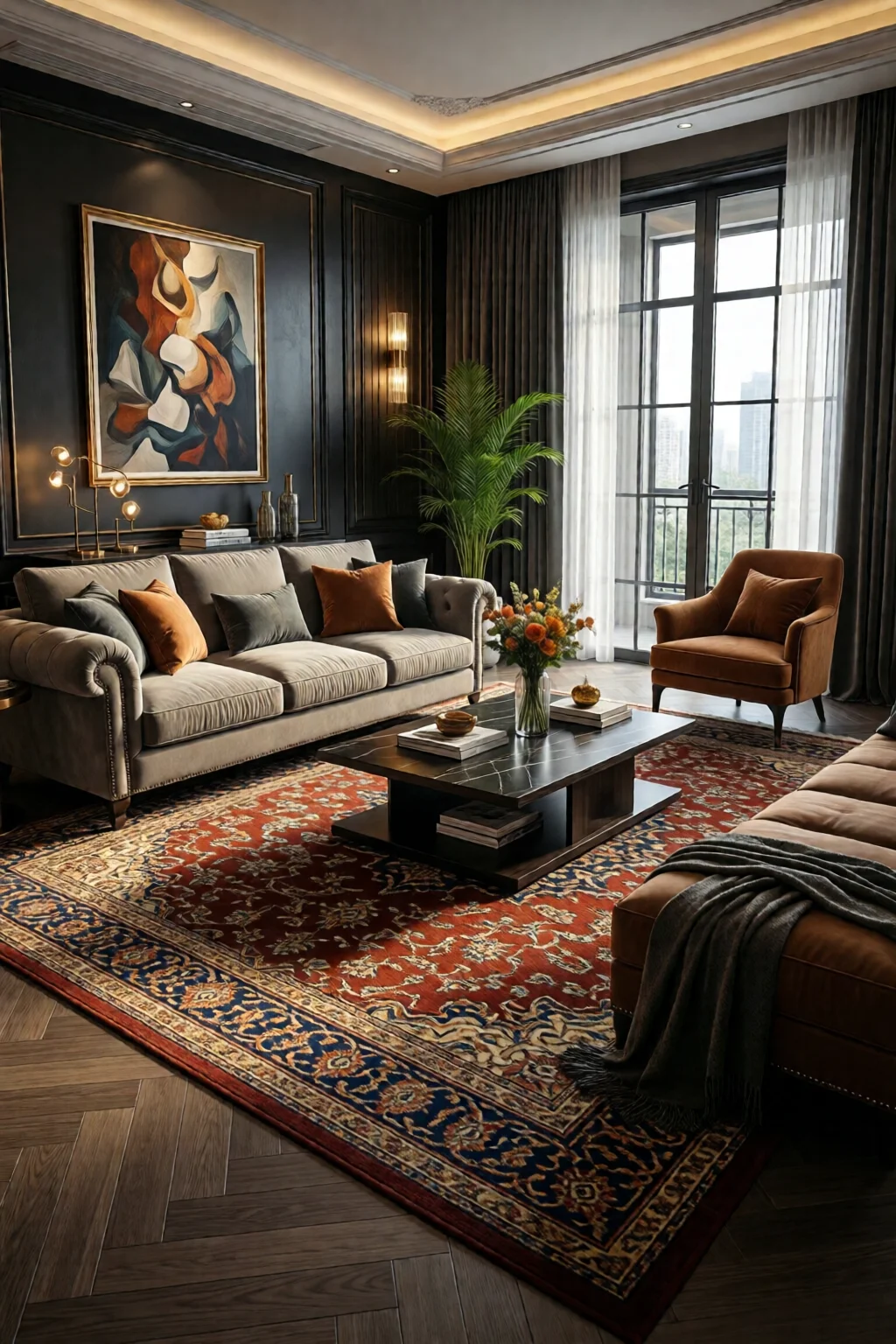 living room rug ideas size and style