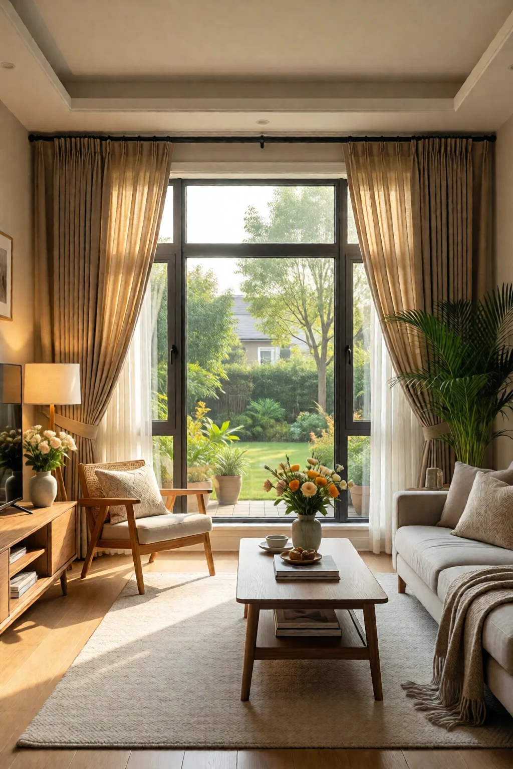 living room window treatment ideas