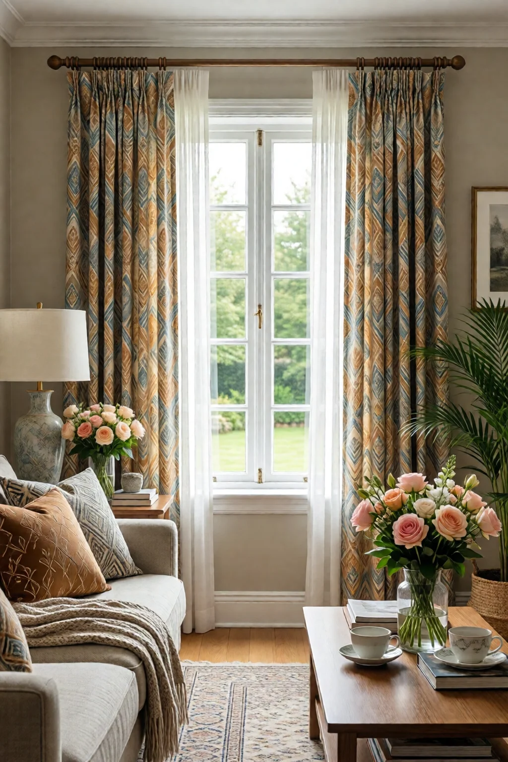 living room window treatment ideas