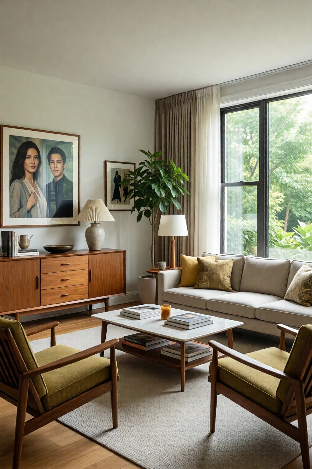 mid century modern living room ideas - professional guide and tips