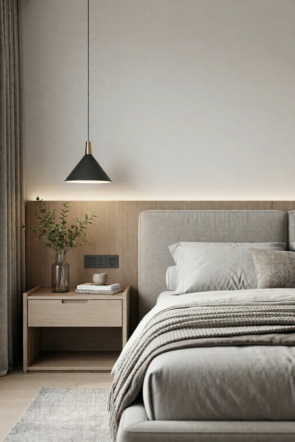 minimalist bedroom design clean simple