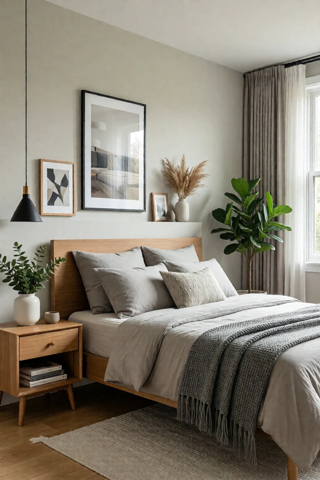 minimalist bedroom design clean simple