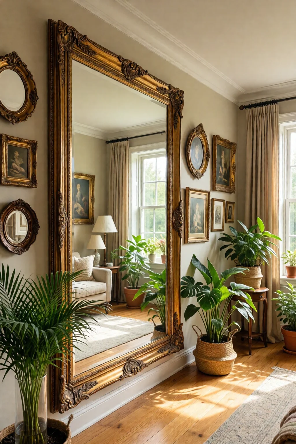 mirror decorating ideas for walls
