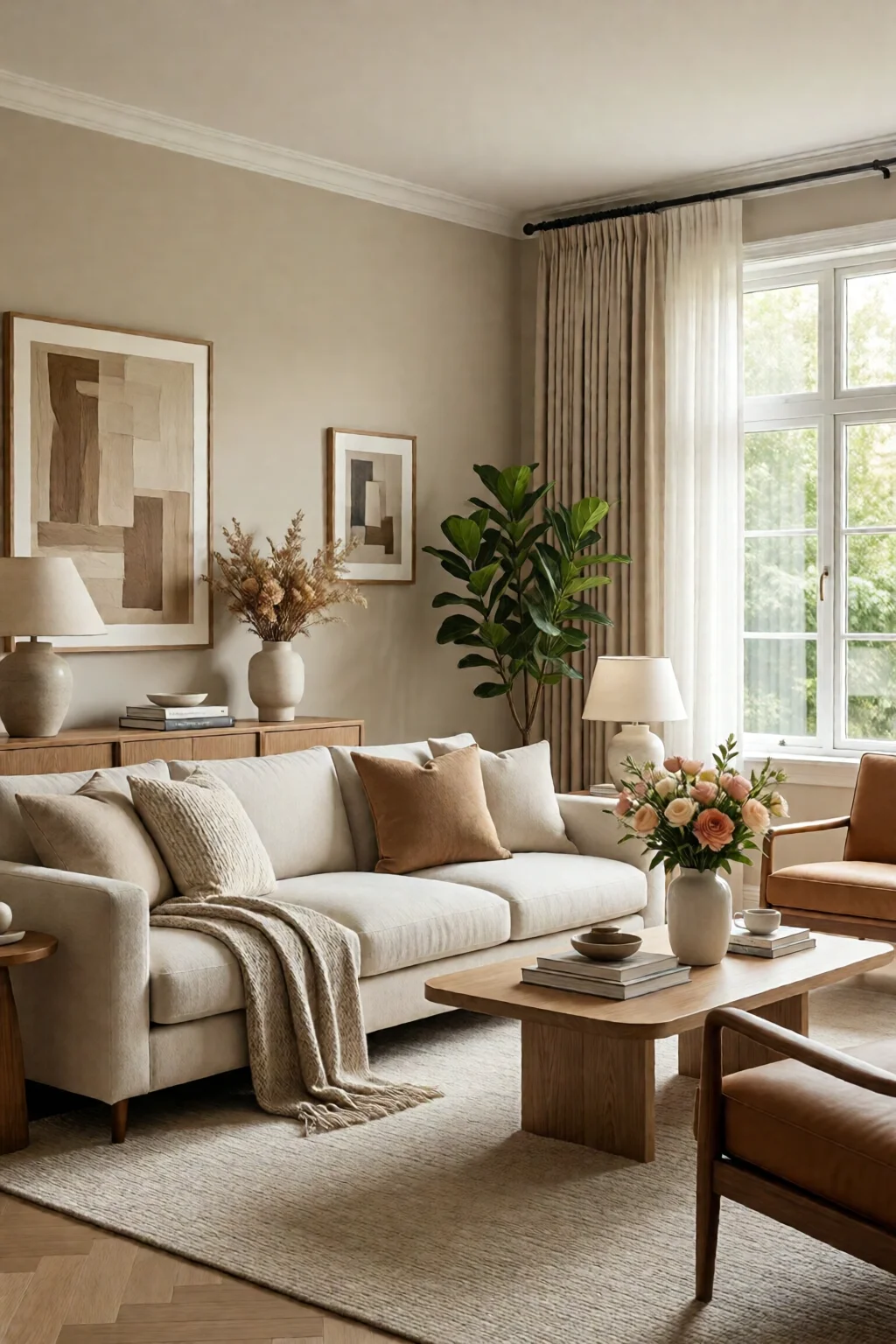 neutral living room decor warm tones - professional guide and tips