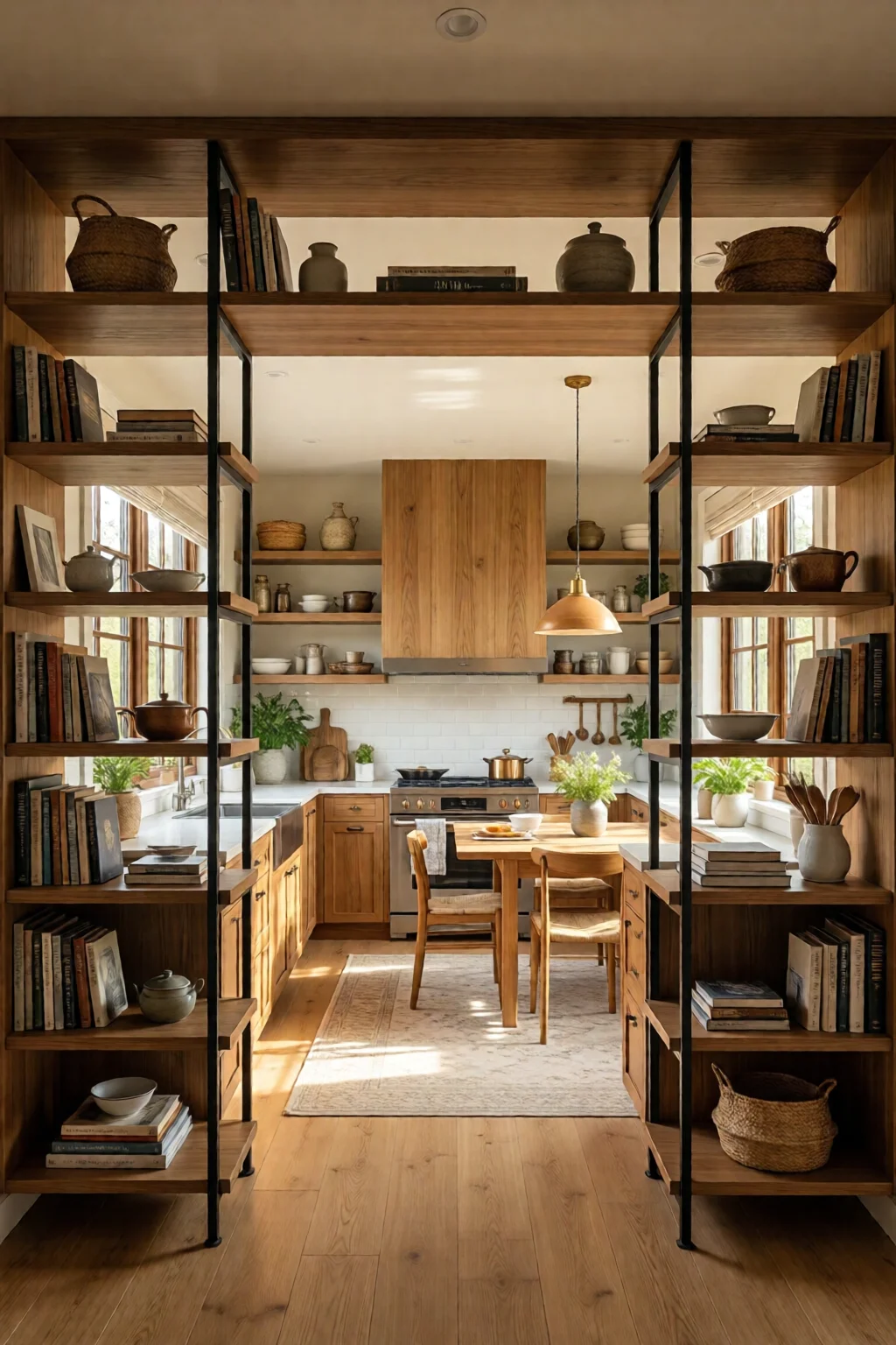 open shelving kitchen ideas styling