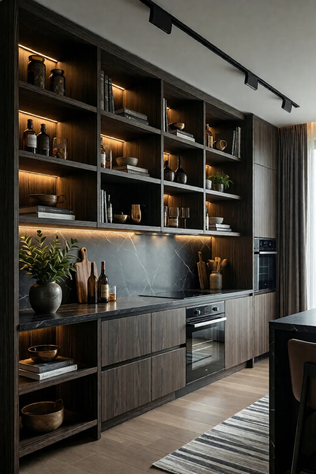 open shelving kitchen ideas styling