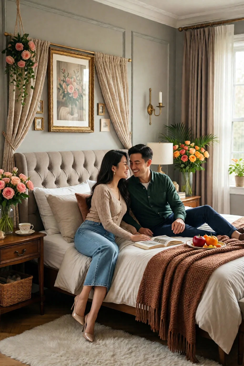 romantic bedroom decor ideas couple