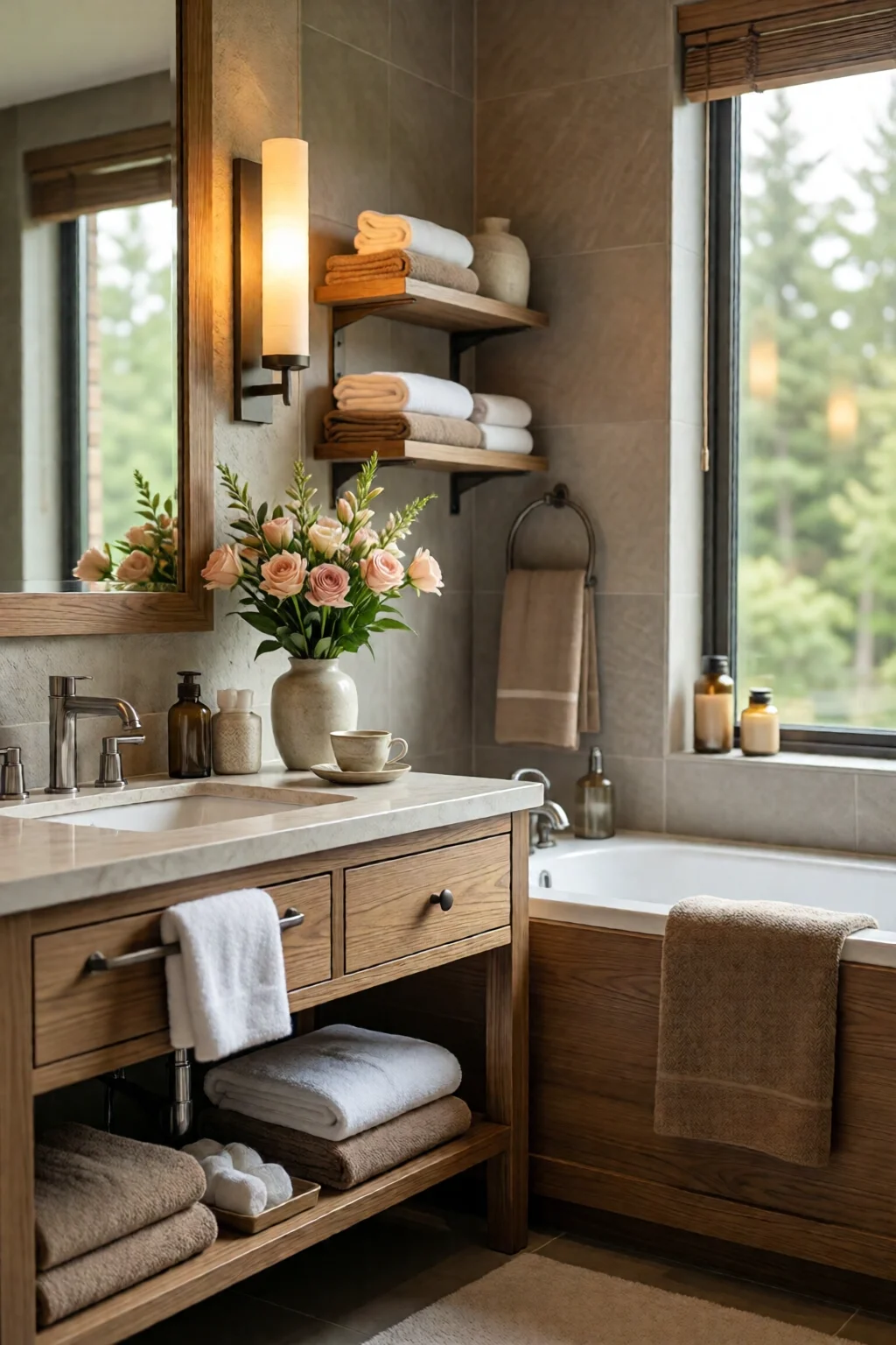 spa bathroom decor ideas relaxing